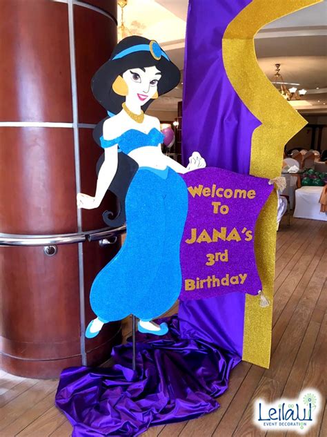 jasmine character for aladdin and jasmine theme party decorations by leila events 04207