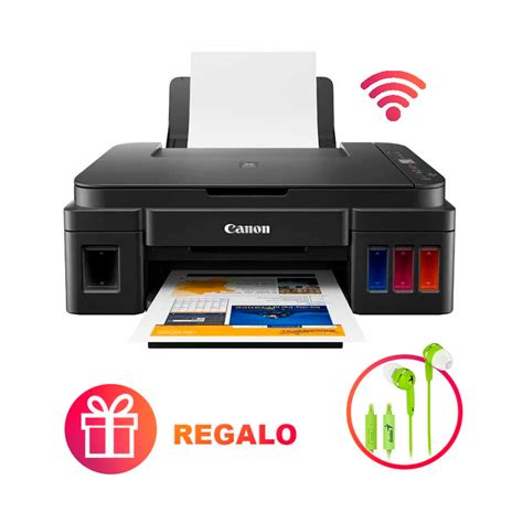 Impresora inalámbrica multifuncional modelo g3110 proporciona la capacidad de imprimir, copiar y escanear. Impresora Canon G3110 Multifuncional Wifi - Negro - Prin ...