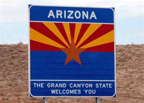 Arizona State Welcome Sign Truck Insurance Markets