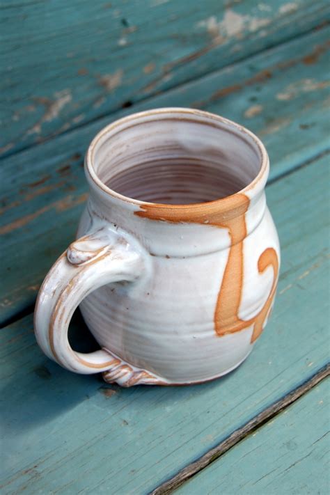 hand thrown pottery mug stoneware pottery mug hand thrown pottery coffee mug