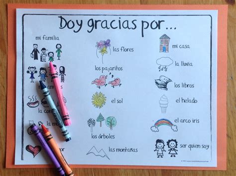 It began as a day of giving thanks and sacrifice for the blessing of the harvest and of the preceding year. Spanish Thanksgiving Printables - Coloring Pages with ...