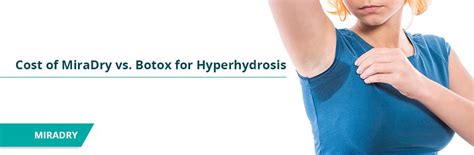 Miradry® Vs Botox® For Axillary Hyperhidrosis Underarm Sweating Botox