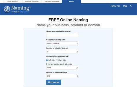7 Awesome Free Business Name Generators Naming Your