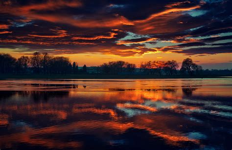 Colorful Sunset Landscape Photos