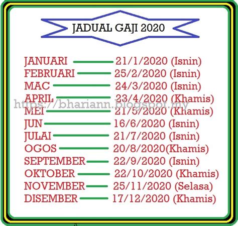 Check spelling or type a new query. Jadual Gaji Kerajaan 2020 : Jadual Pembayaran Gaji Tahun ...