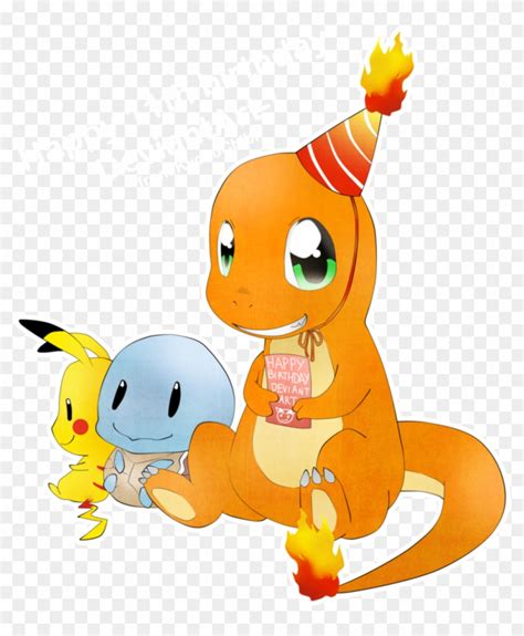 Happy Birthday Deviantart By Kyokochibi Happy Birthday Pokemon
