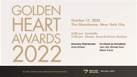 2022 Golden Heart Awards Gods Love We Deliver Gods Love We Deliver