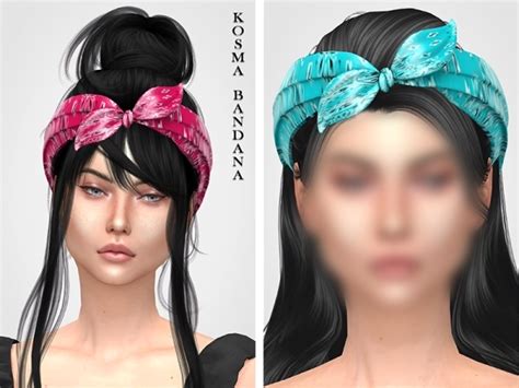 Twisted Bandana Grafity Cc Sims 4 Sims 4 Cc Sims Images And Photos Finder