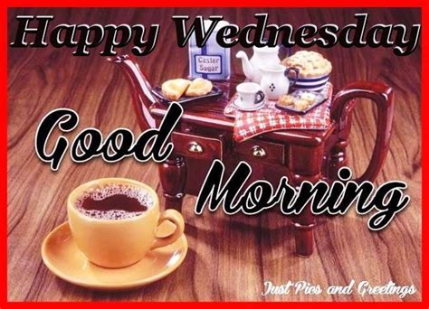 Happy Wednesday Good Morning Coffee Quote For Friends Pictures Photos