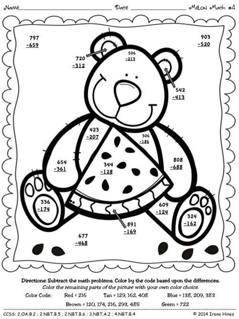 3 Digit Addition With Regrouping Coloring Math Worksheets Pinterest