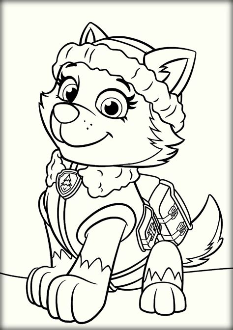 Skye and everest rainbow colouring page. 25 Rocky Paw Patrol Coloring Page Pictures | FREE COLORING ...