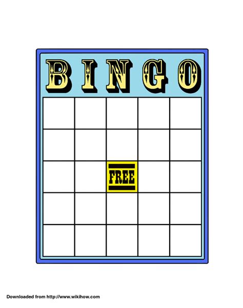 Plain Bingo Card Colonarsd7 In Blank Bingo Card Template Microsoft