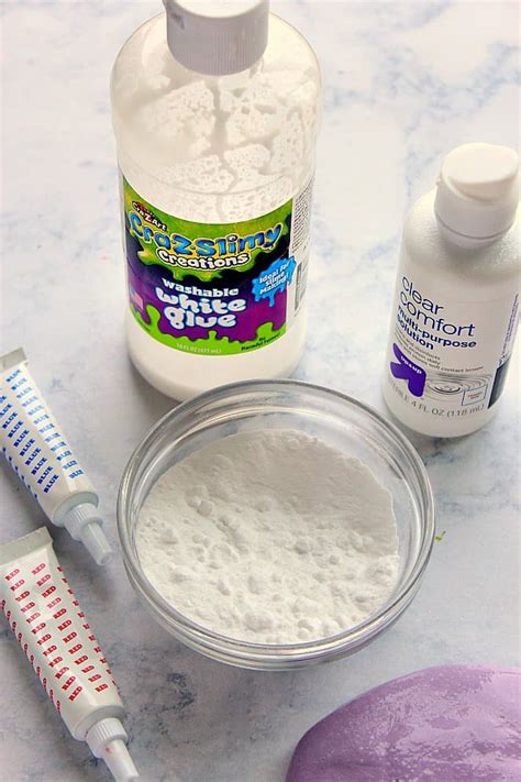 Slime Recipe Without Contact Solution Or Cornstarch Baking Soda