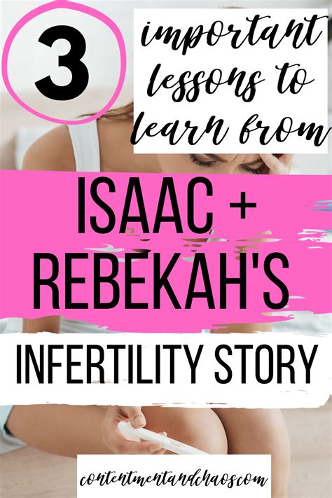 Lessons From The Infertility Stories In The Bible Isaac And Rebekah S