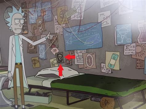 In Rick And Morty S1e10 There Is A Picture Of Abradolf Lincler On Ricks