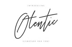 Every font is free to download! Otentic Signature Font (39895) | Script | Font Bundles