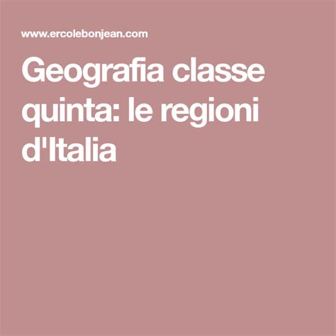 Geografia Classe Quinta Le Regioni D Italia Sirmione Earth Science