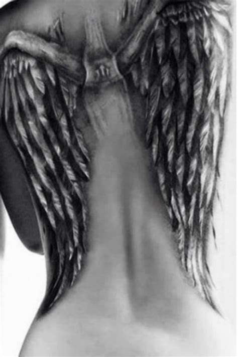 Tattoo Ideas Live 3D Wing Back Tattoo Wings Tattoo Angel Wings