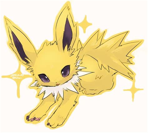 Extremely Cute Jolteon Cute Pokemon Pictures Pokemon Eeveelutions