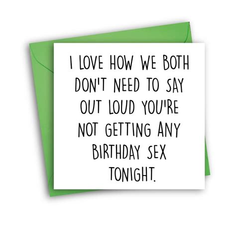 Rude Birthday Card Birthday Sex Funny Cards Etsy