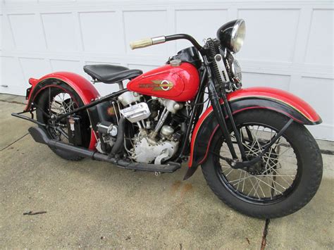 While not a chopper, it accurately shows a knucklehead as it left the factory in 1936! 1936 Harley Davidson EL Knucklehead