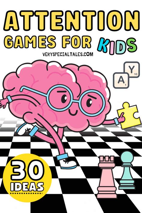 30 Fun Attention Games For Kids Activities To Improve Focus