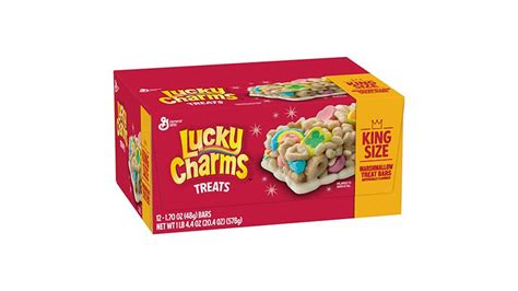 Lucky Charms™ Treats Bars King Size 12 Ct 1 7 Oz General Mills Convenience And Foodservice