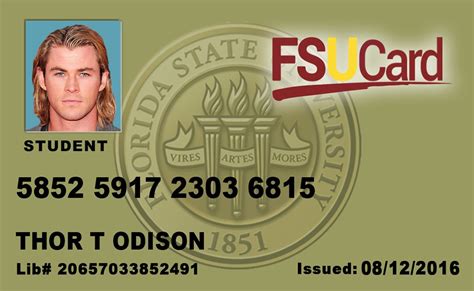 You need proof of identification, a social security card, and. Florida State University (FSU) Student ID - IDViking ...