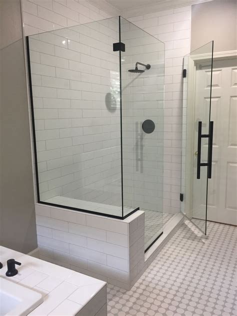 Matte Black Frameless Shower Door Shower Doors Frameless Shower