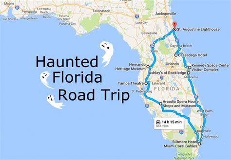 Florida Road Trip Map Printable Maps