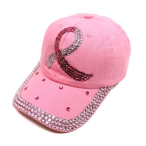 Hat340 Pink Breast Cancer Hats And Caps Fashion World