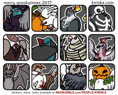 Spooky Bird Party 2017 — Weasyl