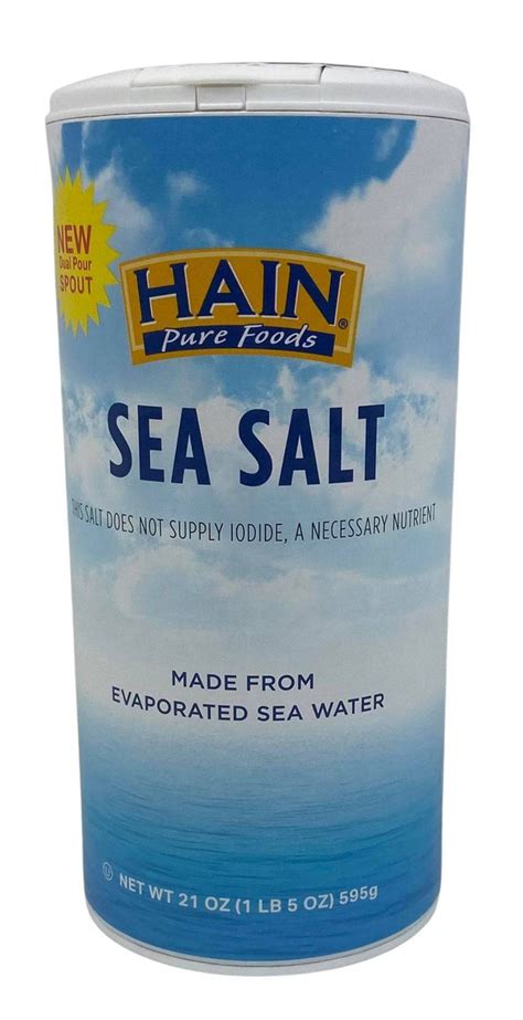 Sea Salt Non Iodized Country Life Natural Foods