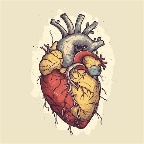 Premium Vector Human Heart Vector