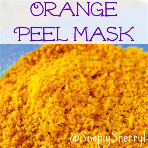 Orange Peel Mask Simply Sherryl