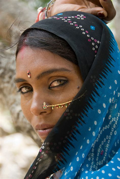 Portrait Of A Beautiful Rajasthani Woman India Letsch Focus