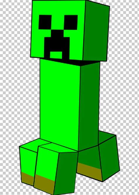 Minecraft Creeper Png Clipart Angle Area Cartoon Creeper Drawing