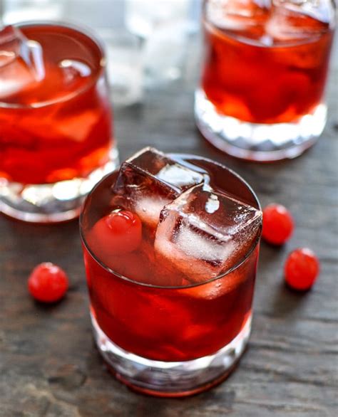 Cherry Whiskey Smash Cocktails How Sweet It Is