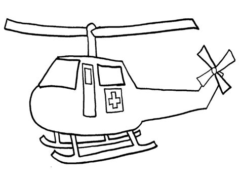 Descargamos Dibujos Para Colorear Helicoptero