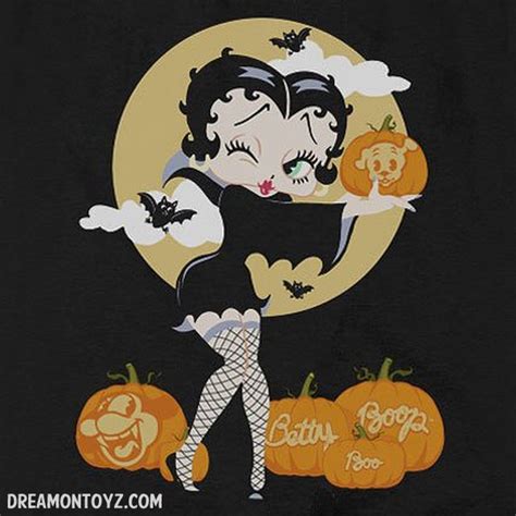 Pin On Halloween Betty Boop Graphics And Greetings