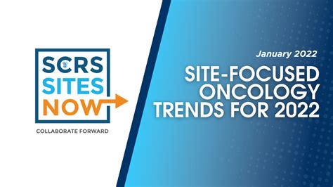 Sites Now Site Focused Oncology Trends For 2022 Society For Clinical
