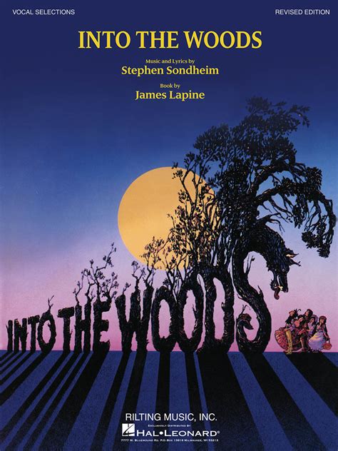 Into The Woods Vocal Score Revised Edition Broadway Books Piano