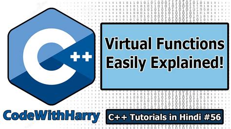 Virtual Functions In C C Tutorials For Beginners 56 Youtube