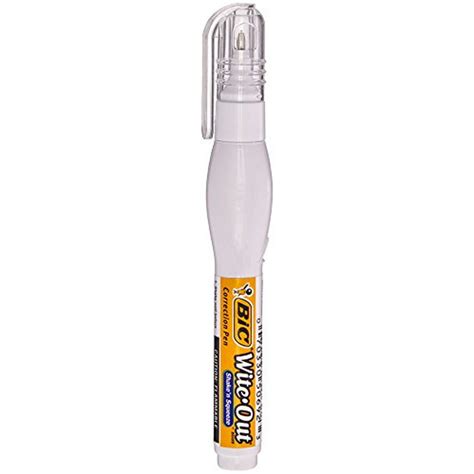 Bic Wite Out Brand Shake N Squeeze Correction Pen White 1 Count