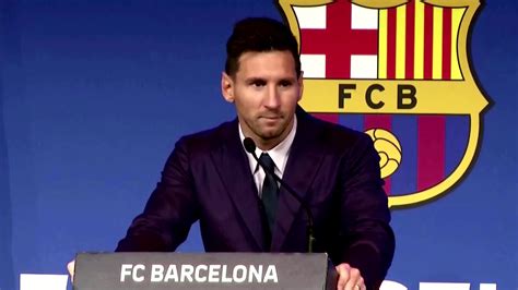 Soccer Icon Messi In Tears Over Leaving Barcelona