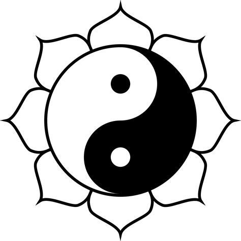 Yin Yang Lotus By Gdj Yin Yang Lotus Yin Yang Yin