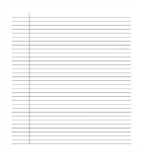 Dont panic , printable and downloadable free ruled notebook paper template quorumsheet co we have created for you. 11+ Lined Paper Templates - DOC, PDF, Excel | Free ...