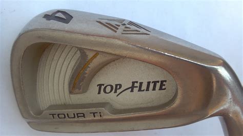 Top Flite Tour Ti Titanium 4 Iron Regular Steel Ebay