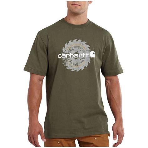 Carhartt Workwear Graphic Saw Blade Short Sleeved T Shirt 590871 T