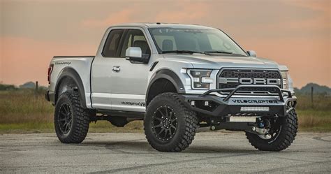 Watch Hennesseys Velociraptor V8 Take On Stock Raptor In Drag Race Action